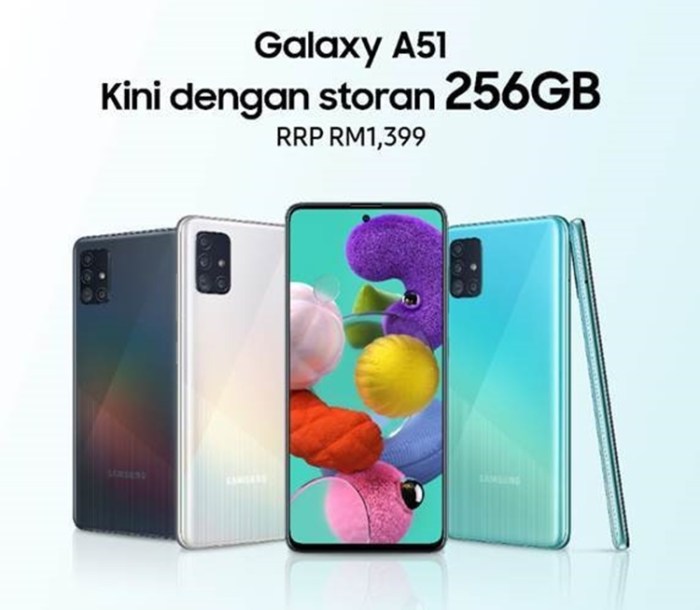 Spesifikasi dan harga hp samsung a51