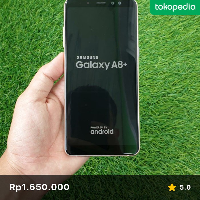 Harga hp samsung a8+ bekas